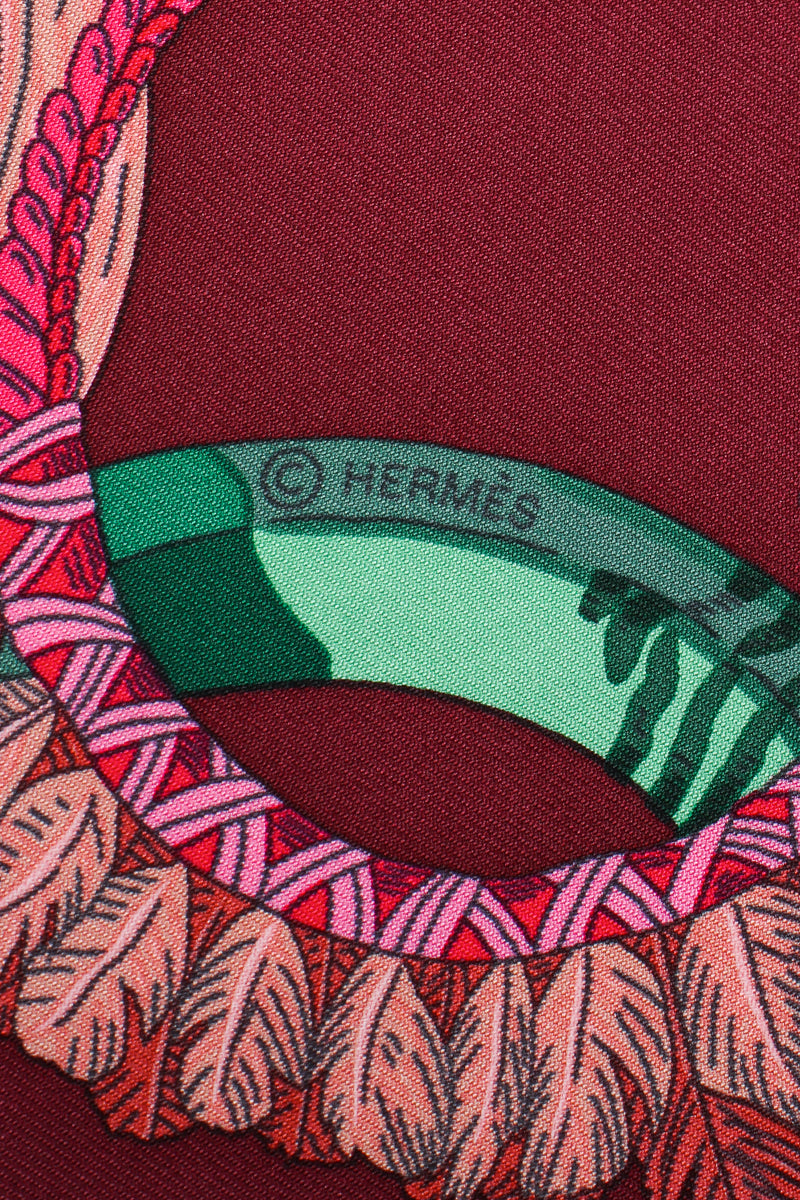 Vintage Hermes Anne Faivre Bracelets De Lumière Silk Scarf Hermes at Recess Los Angeles