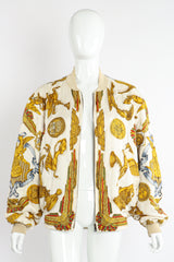 Vintage Hermés Baroque Pegasus Bomber Jacket on Mannequin open at Recess Los Angeles