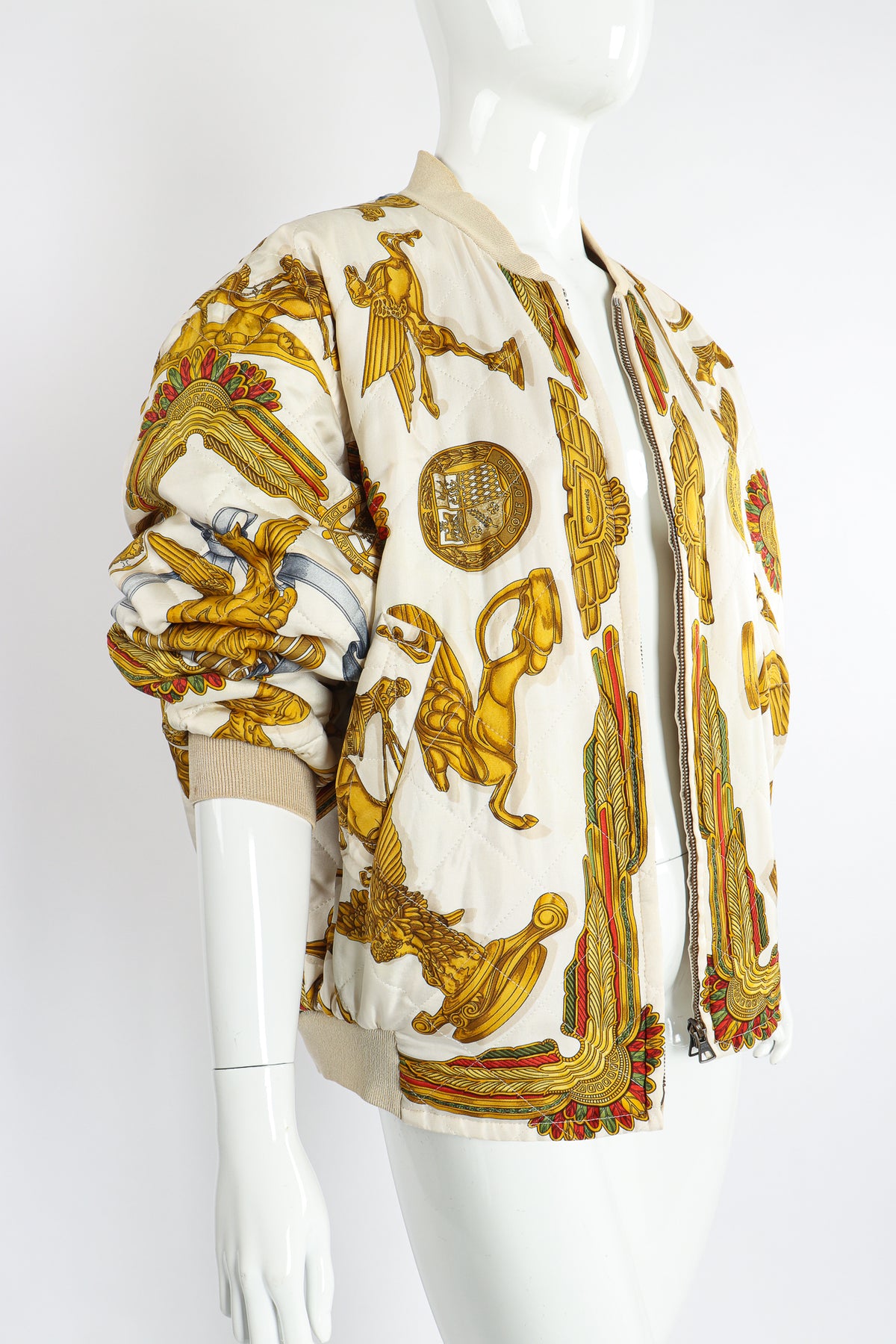 HERMES ベージュ テーラードジャケット Hermesgold-