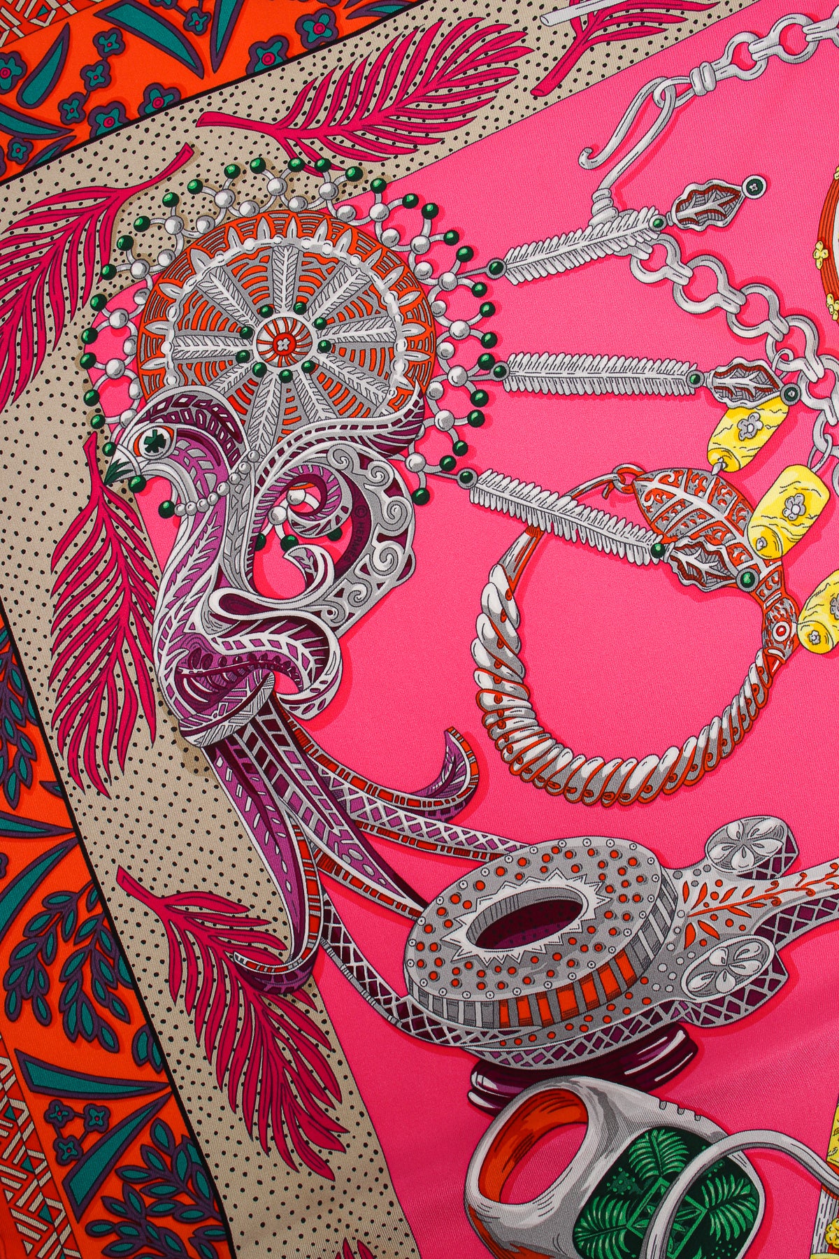 Vintage Hermes Boxed Zenobie Reine De Palmyre Queen Silk Scarf