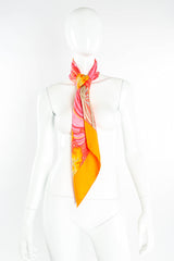 Vintage Hermés Mediterranean Wave Scarf on mannequin @ Recess LA