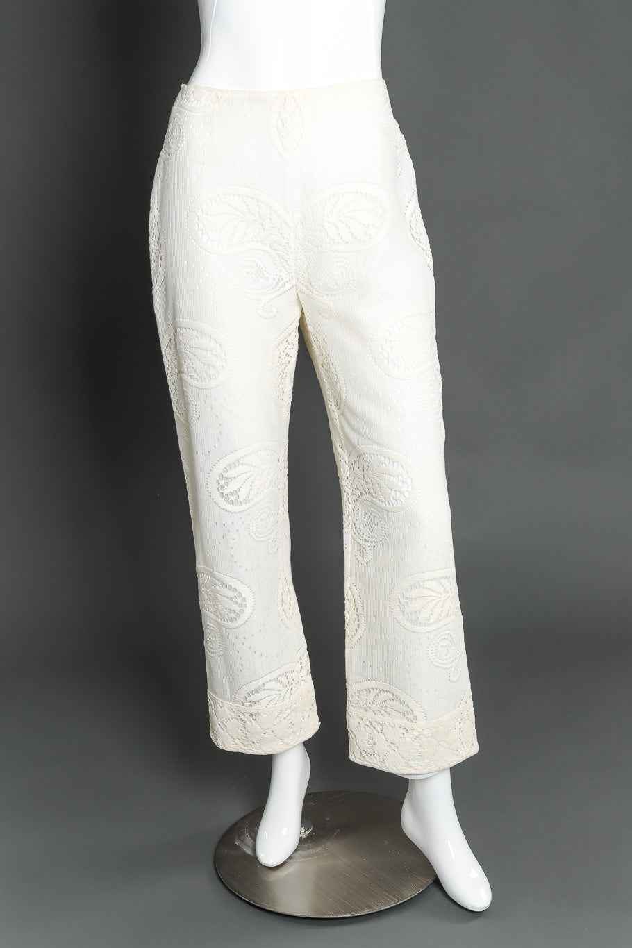 Rebecca for I. Magnin & Co. embroidered tunic and pant set on mannequin @recessla