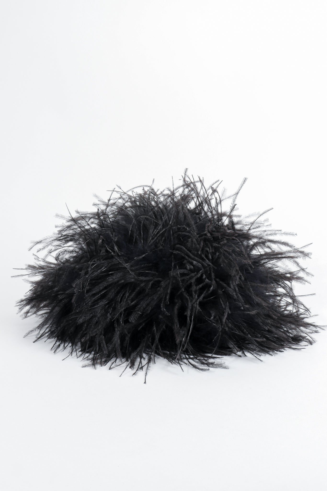 Vintage I.Magnin Ostrich Feather Urchin Hat At Recess Los Angeles