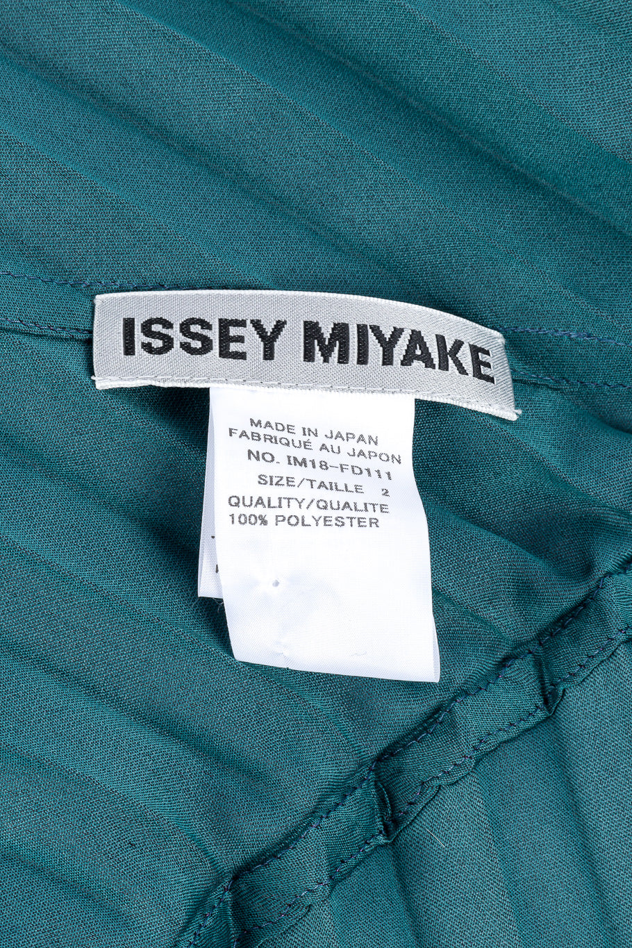 Pleated Issey Miyake Contrast Coat Designer Label @recessla