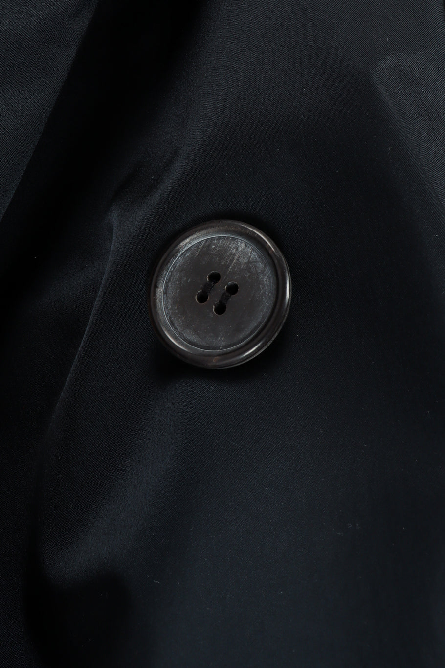 Vintage Issey Miyake Hooded Satin Overcoat button  @ Recess LA