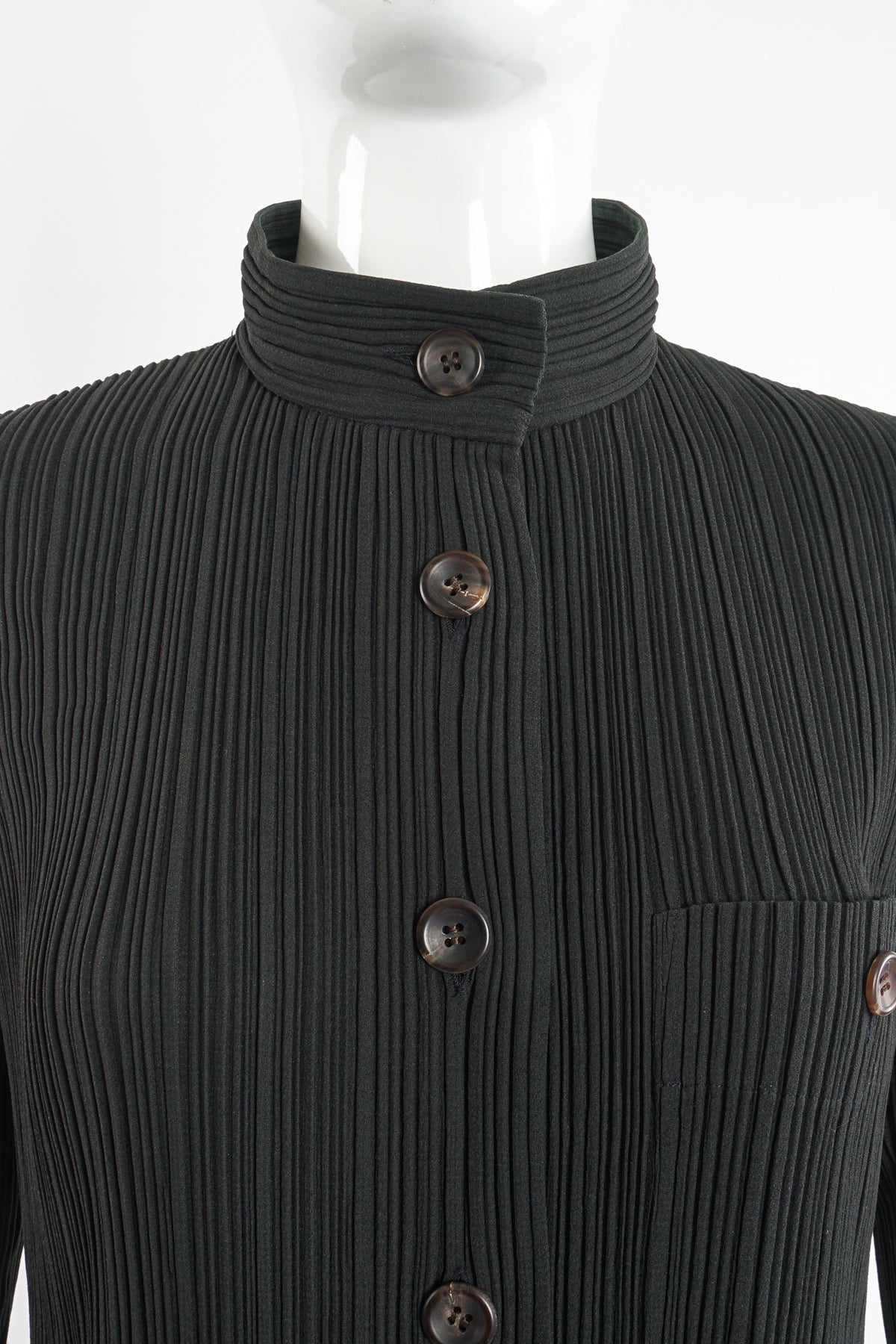Vintage Issey Miyake Unisex Pleated Shirt Jacket – Recess