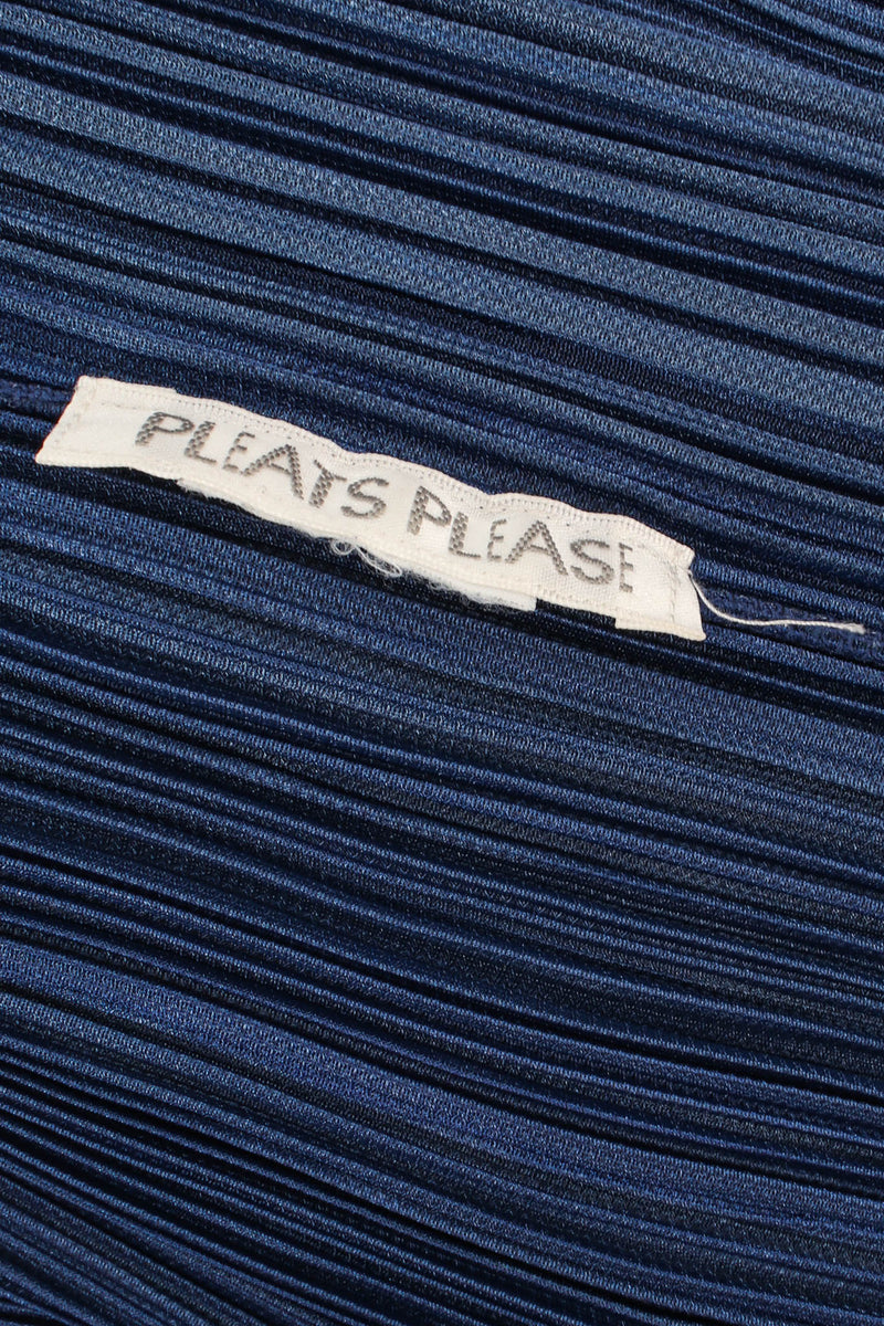 Vintage Pleats Please Issey Miyake Pleated Duster & Top Set tag @ Recess LA