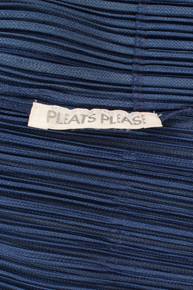 Vintage Pleats Please Issey Miyake Pleated Duster & Top Set tag @ Recess LA