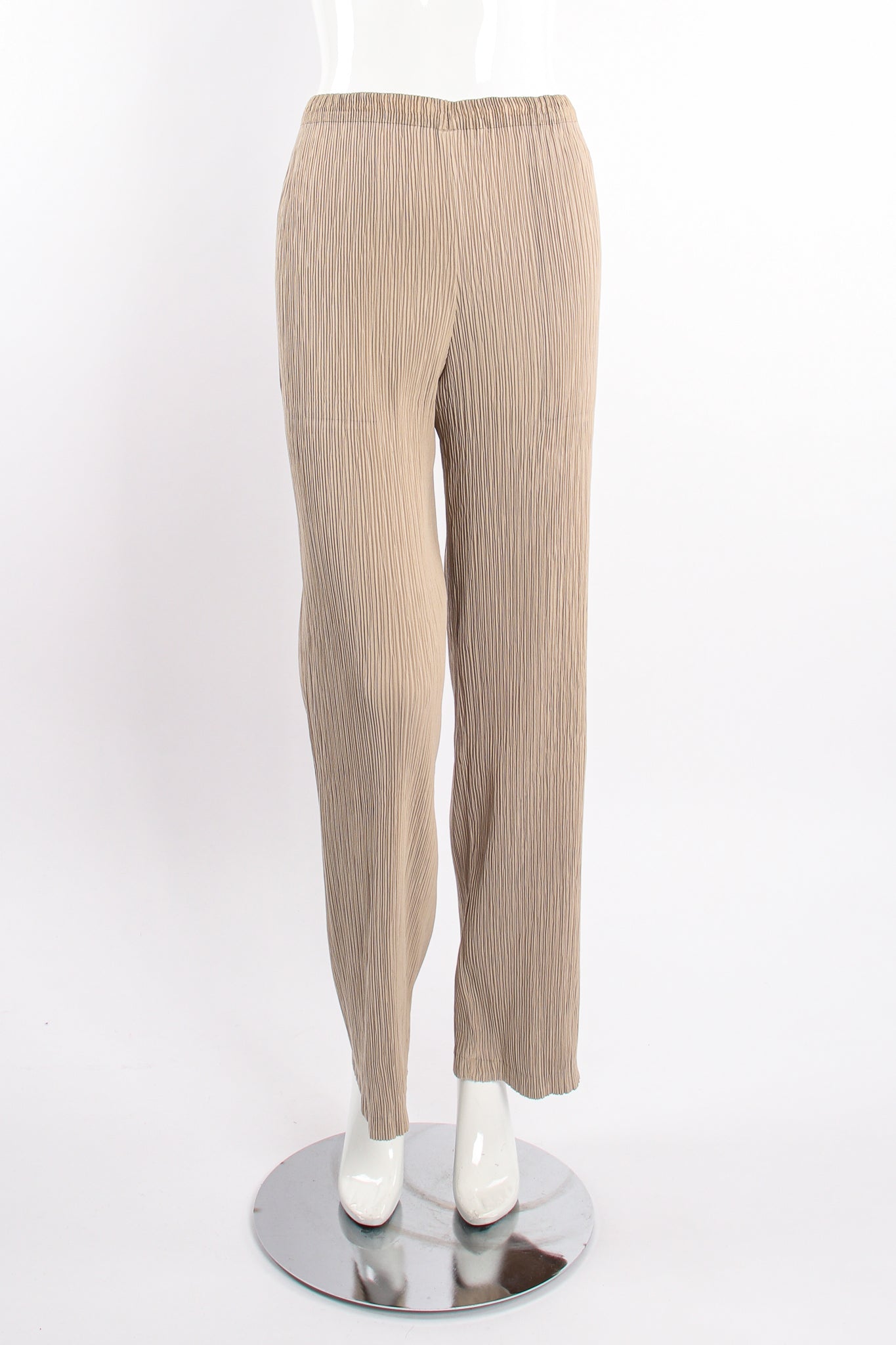 Vintage Issey Miyake Double Jersey Technical Pleated Pant on Mannequin front at Recess Los Angeles