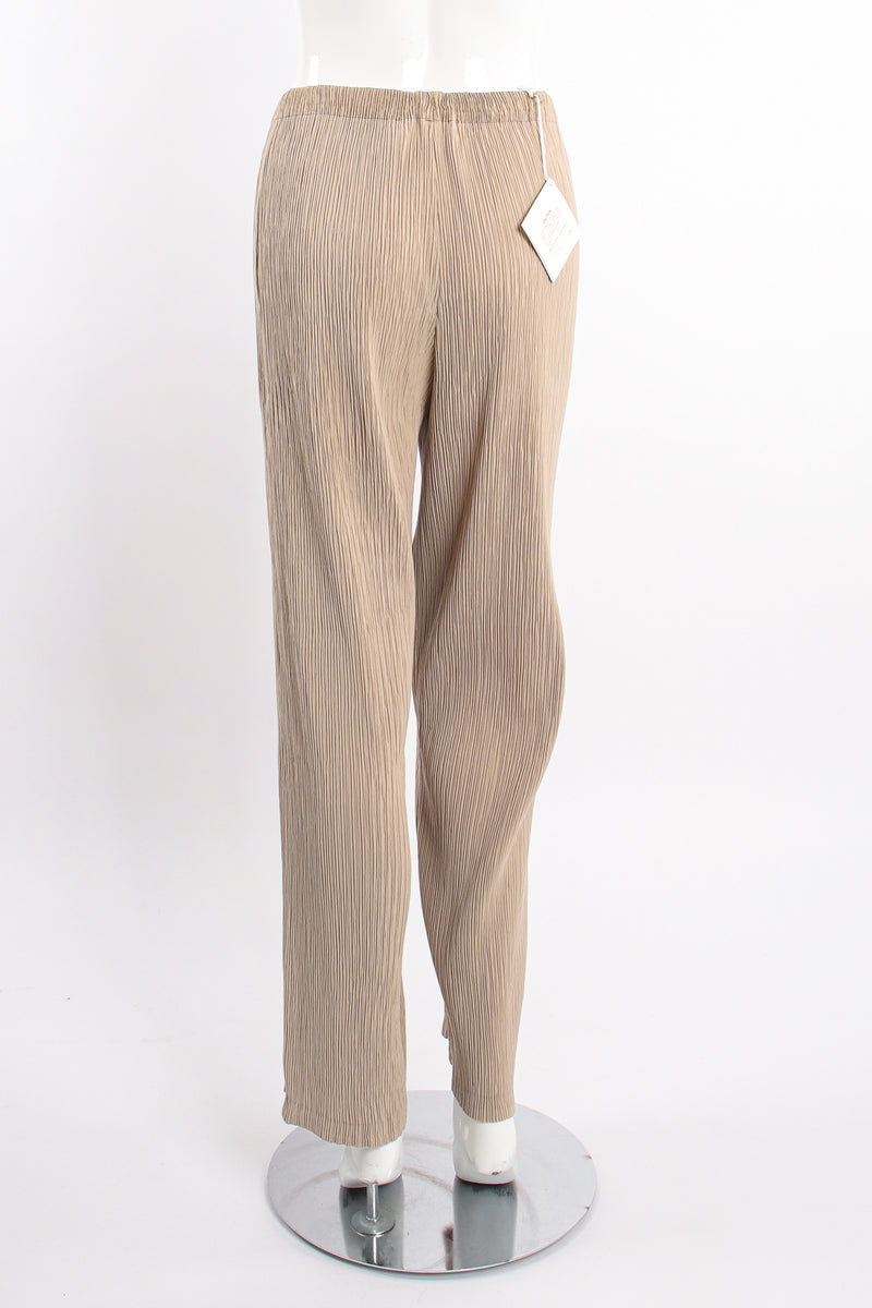 Vintage Issey Miyake Double Jersey Technical Pleated Pant on Mannequin back at Recess Los Angeles