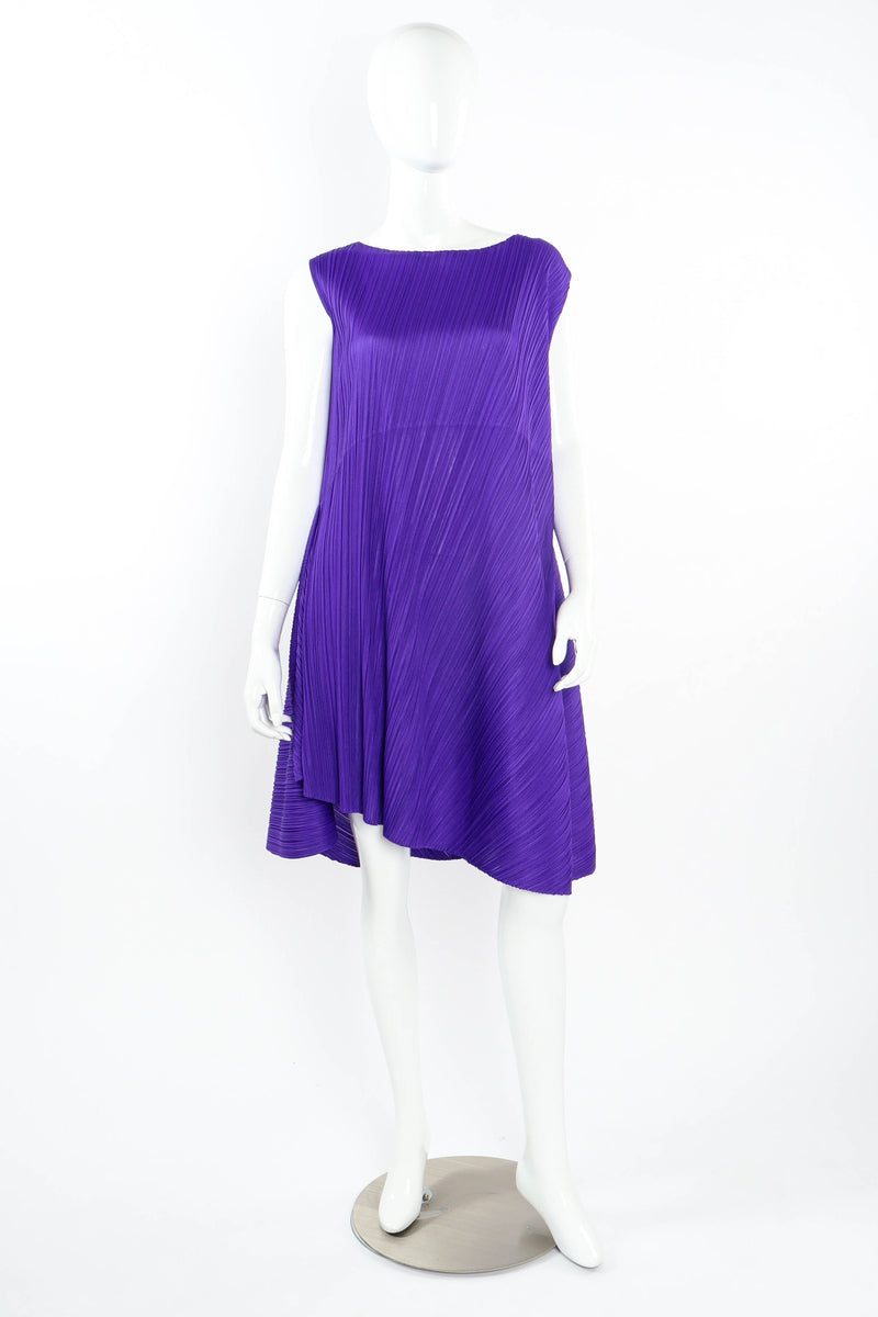 Vintage Issey Miyake Pleats Please Sleeveless Dress mannequin front @ Recess LA