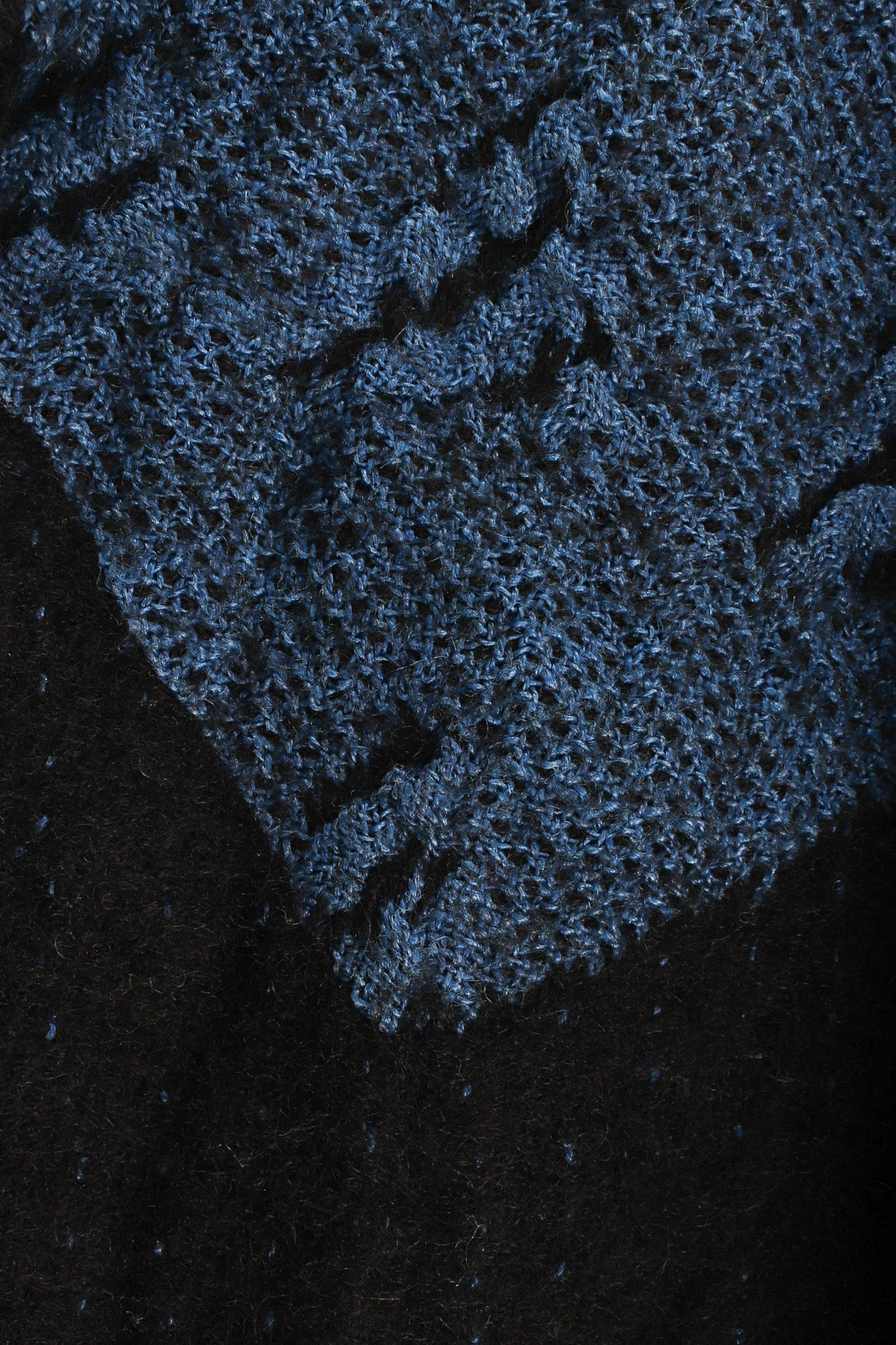 Vintage Issey Miyake 1980s Geo Stripe Textured Linen Duster  extured knit @ Recess LA