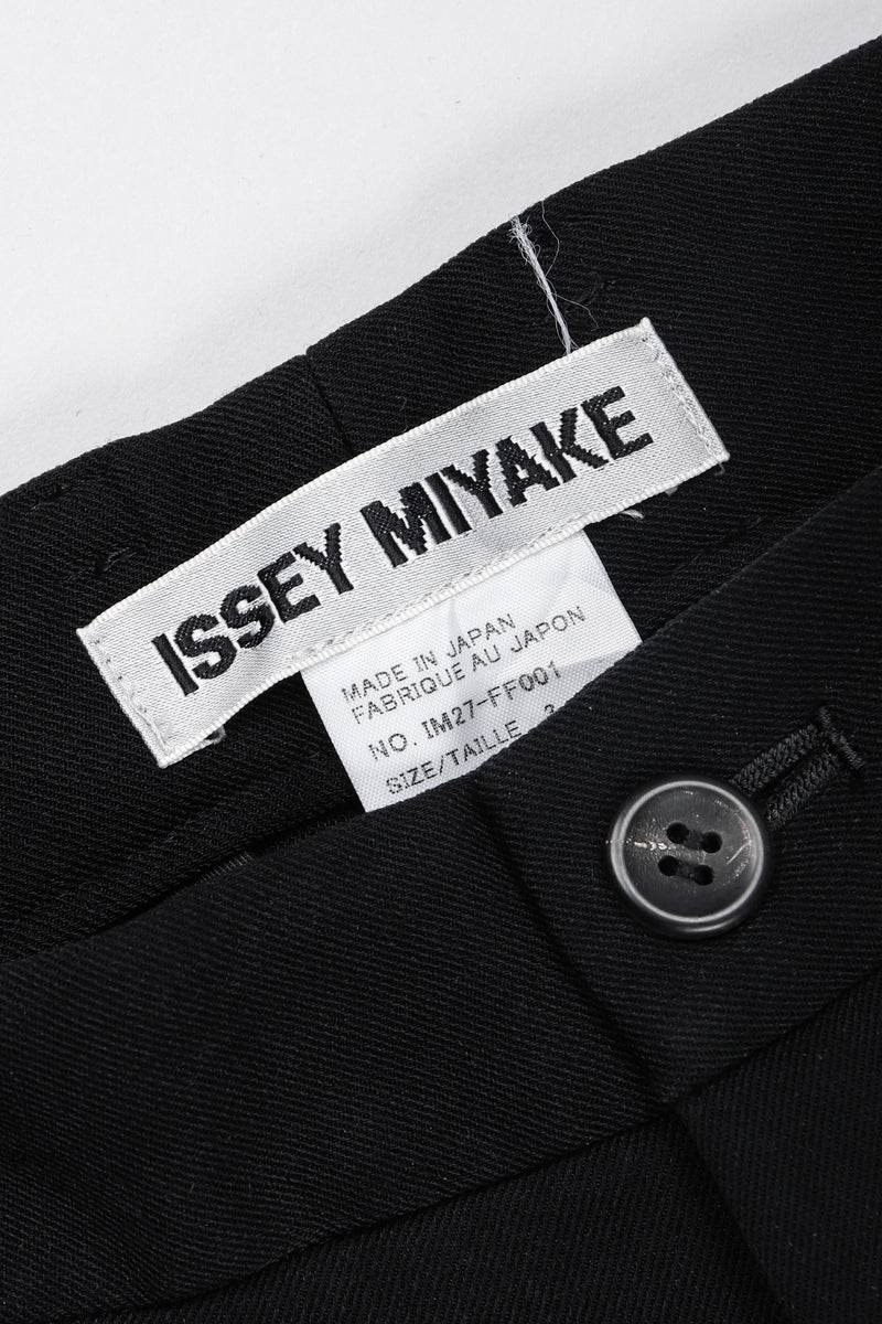 Recess Los Angeles Vintage Issey Miyake Faux Double Lapel Tuxedo Suit