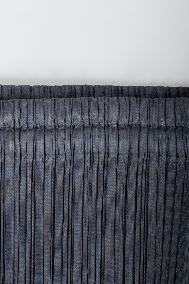 Vintage Issey Miyake Pleats Please Pleated Midi Skirt Waistband at Recess