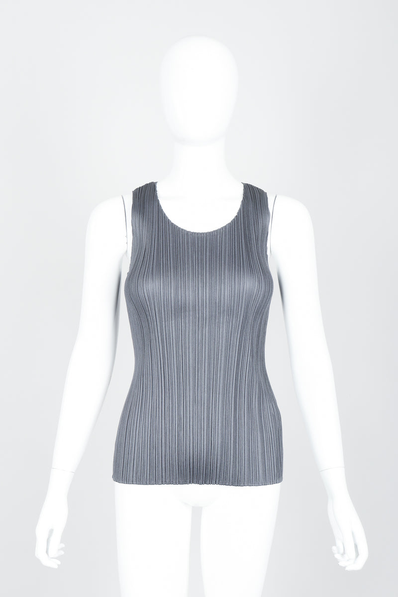 Vintage Issey Miyake Pleats Please Pleated Tank On Mannequin at Recess