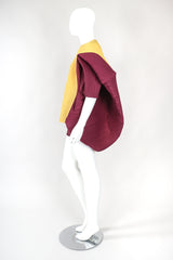 Recess Designer Consignment Vintage Issey Miyake S/S 1990 Pleated Circle Top & Short Set Manus x Machina Energieen Stedelijk Amsterdam Resale Los Angeles