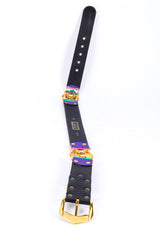 Canvas coated leather belt by Istante inside vertical @recessla