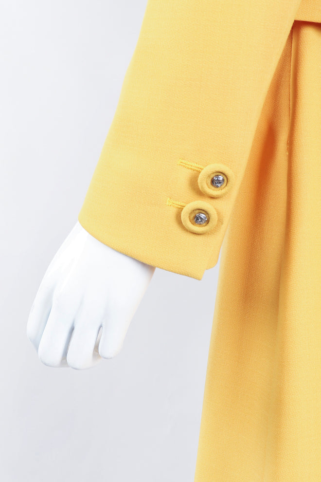 Recess Los Angeles Vintage Istante Versace Jackie O Golden Jacket & Skirt Suit Set