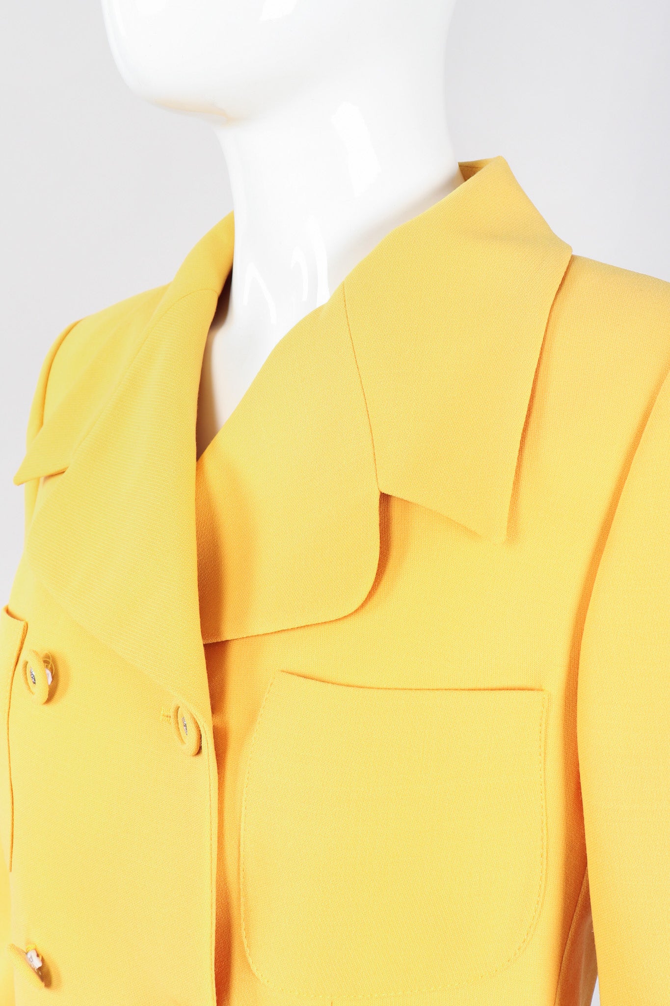 Recess Los Angeles Vintage Istante Versace Jackie O Golden Jacket & Skirt Suit Set