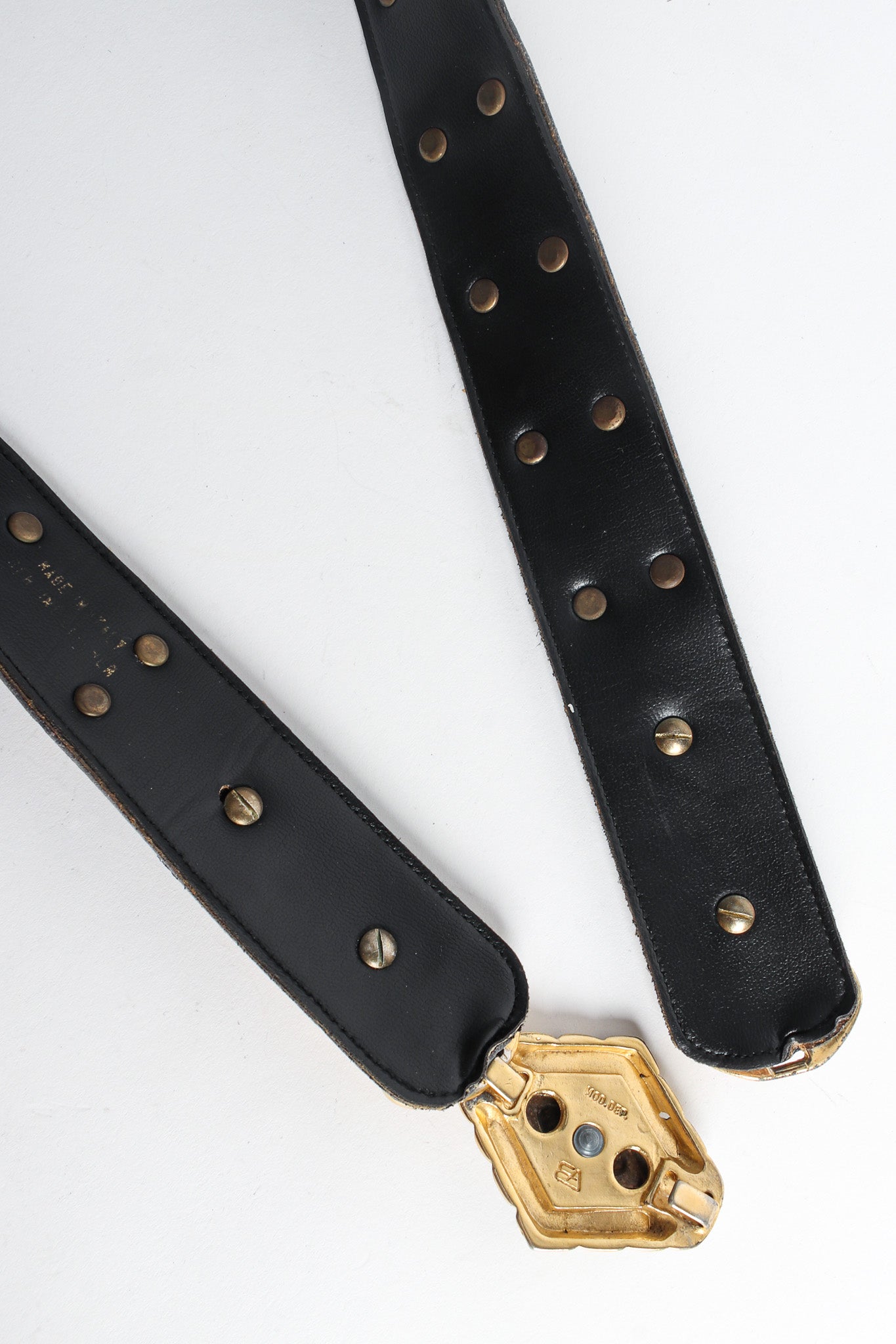 rattler belt by Bijoux Medici inside studs @recessla