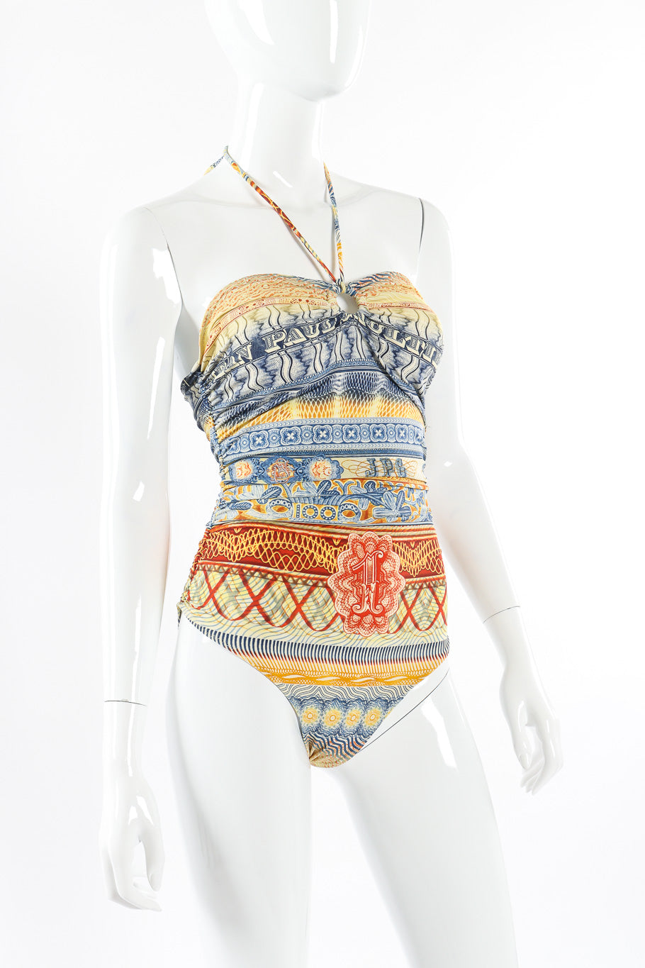 Swimsuit by Jean Paul Gaultier Soliel mannequin three quarter @recessla