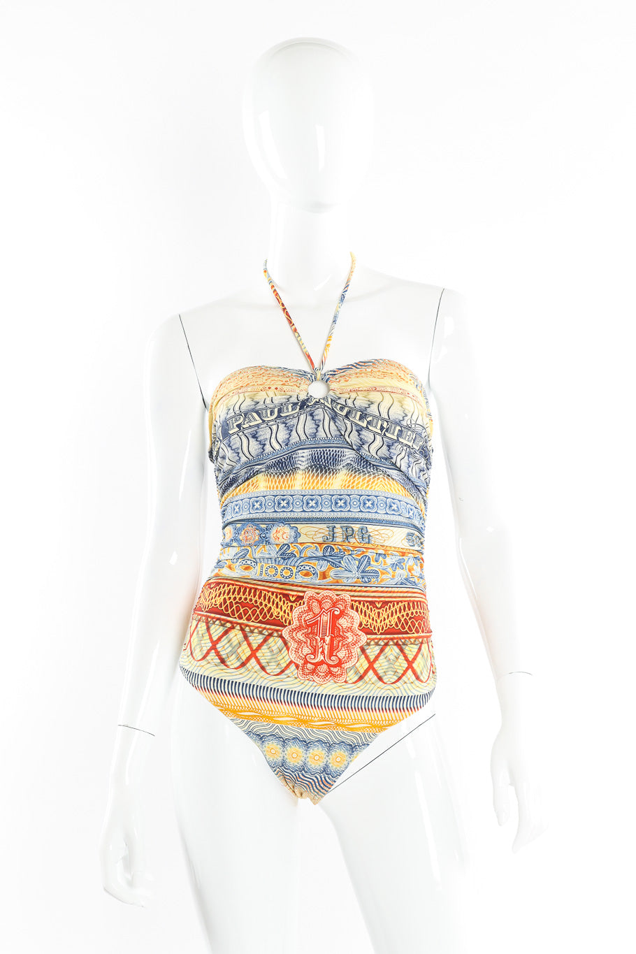Swimsuit by Jean Paul Gaultier Soliel mannequin front full @recessla