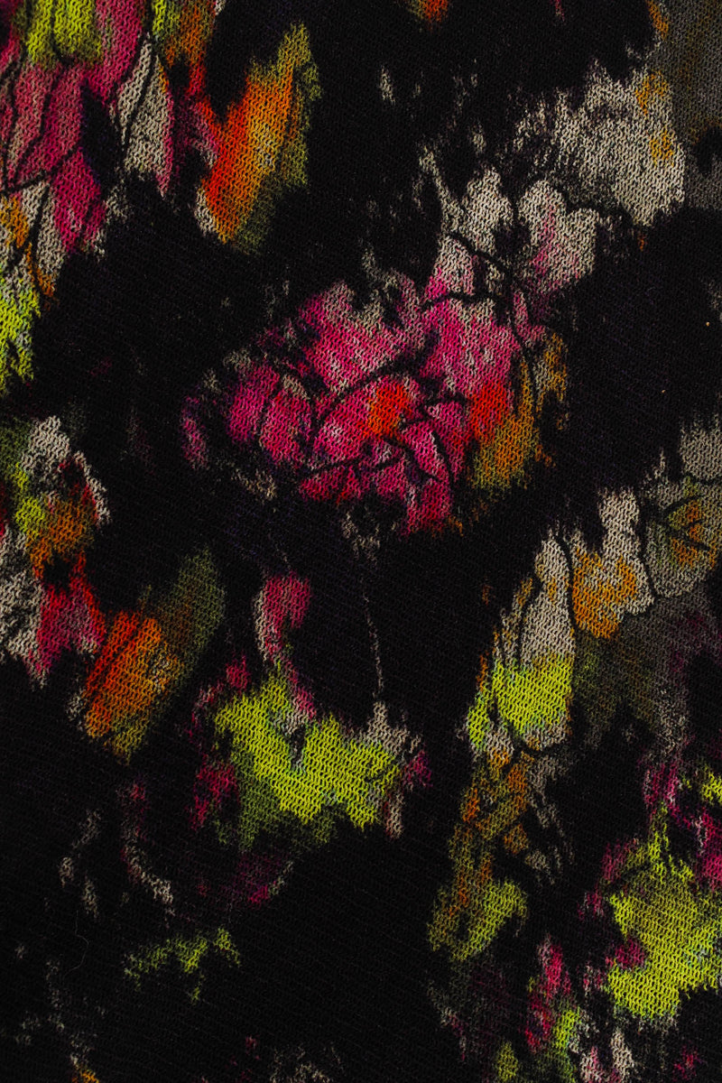 Vintage Jean Paul Gaultier Soleil Acid Foliage Mesh Dress print/meh close @ Recess LA