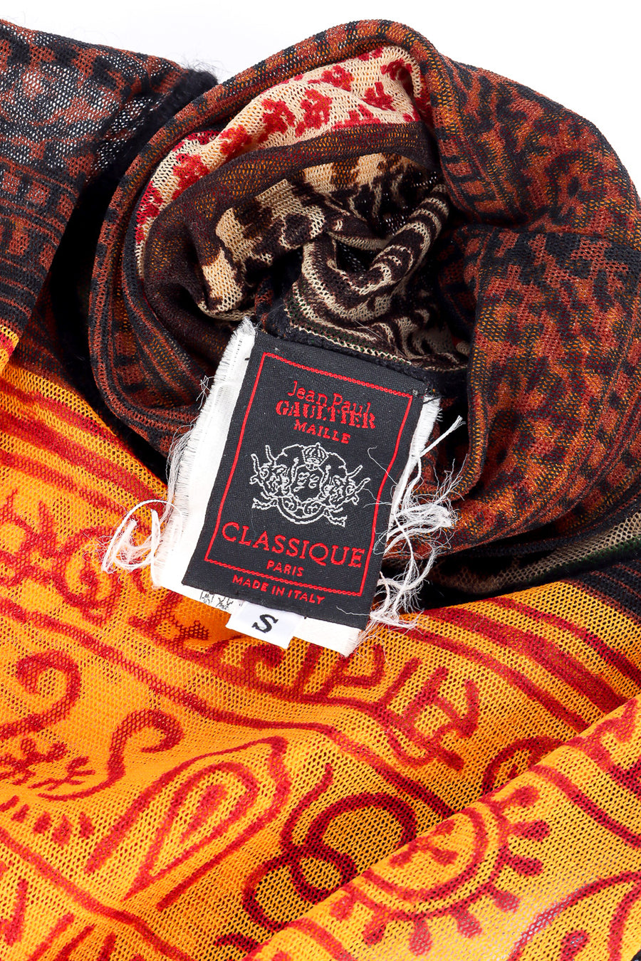 ジ*ナ様 Jean Paul GAULTIER カモフラ柄 モックネック カット Jean Paul Gaultier Tribal Mesh and Knit Tank – Recess
