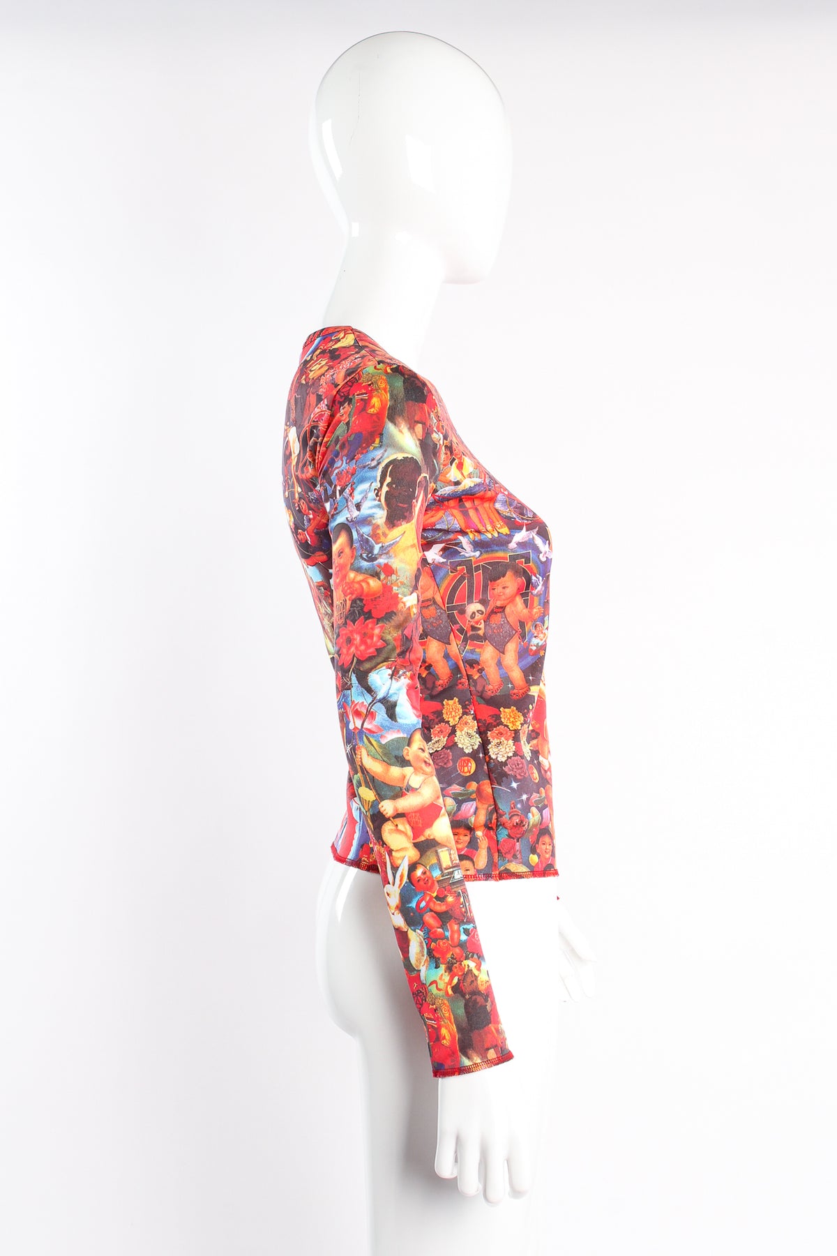 Vintage Jean Paul Gaultier JPG Jeans Propaganda-Inspired Top – Recess