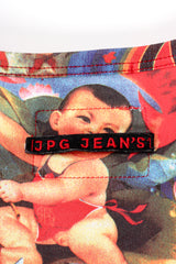 Vintage Jean Paul Gaultier JPG Jeans Chinese Art Top label at Recess Los Angeles