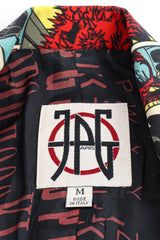 Vintage JPG Monogram Comic Book Blazer tag @ Recess LA