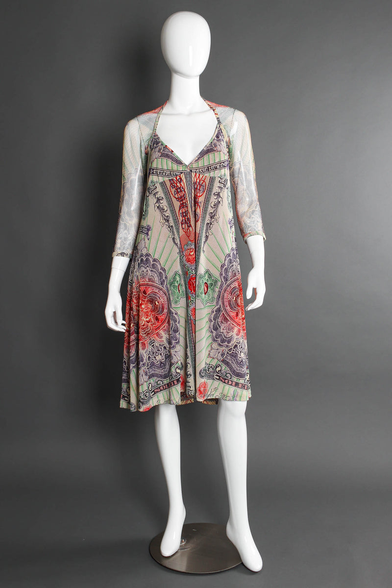 Vintage Jean Paul Gaultier Soleil 1990s Currency Mesh Dress – Recess Vintage Jean Paul Gaultier Soleil 1990s Currency Mesh Dress – Recess