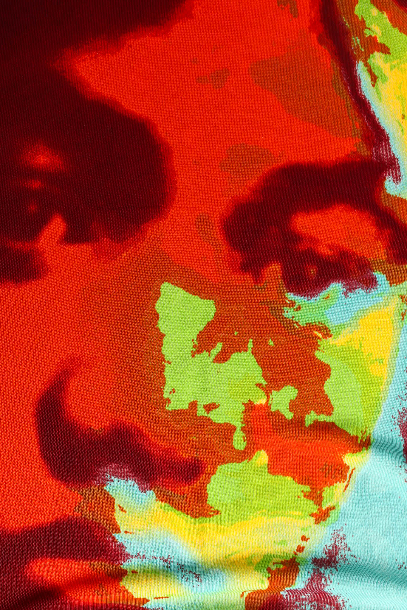Vintage Jean Paul Gaultier 2000 S/S Acid Top & Pant Set face print @ Recess LA