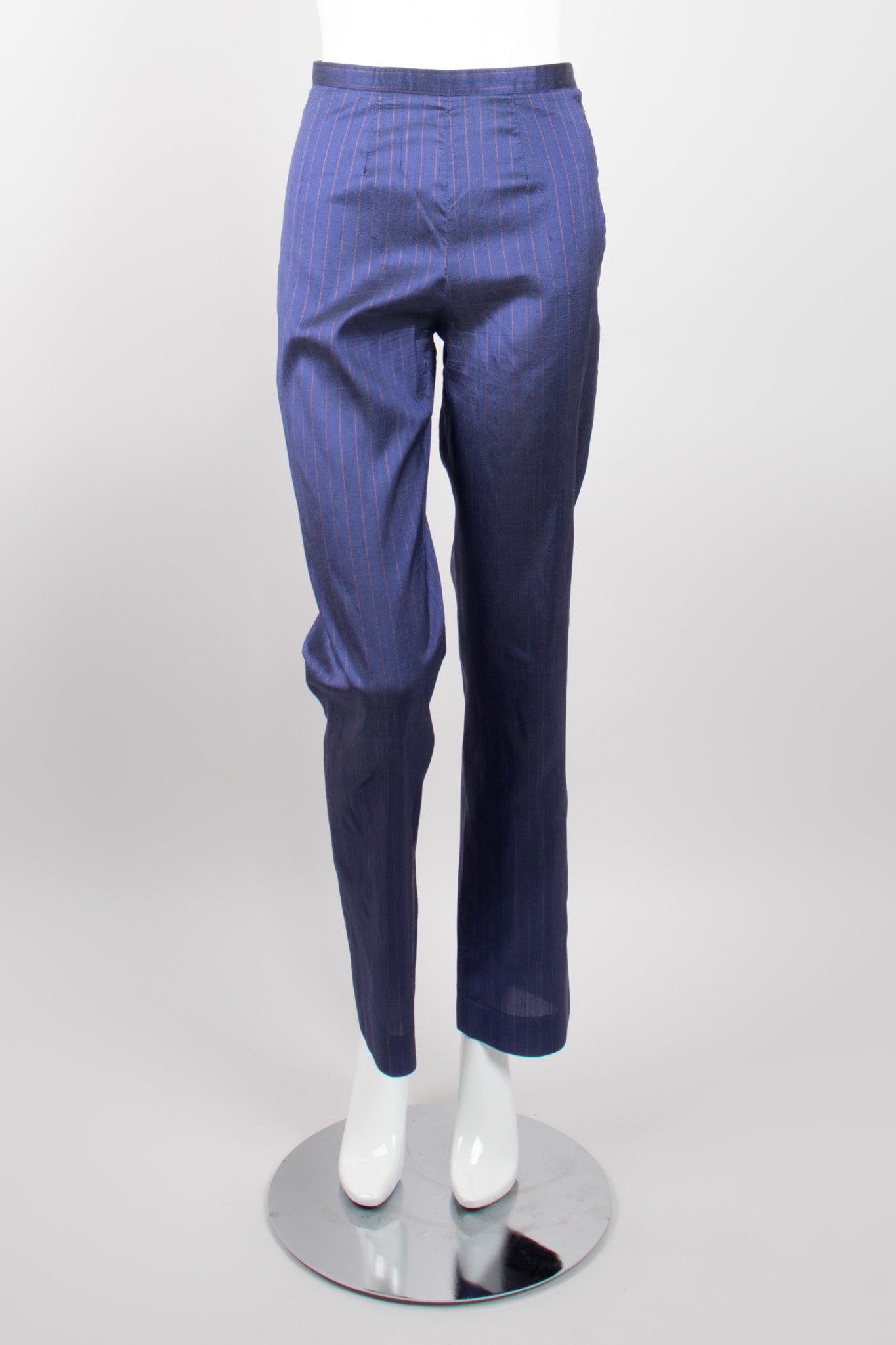 Jean Paul Gaultier JPG Classique Pinstripe Silk Jacket & Pant Set