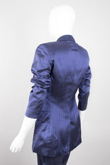 Jean Paul Gaultier JPG Classique Pinstripe Silk Jacket & Pant Set