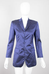 Jean Paul Gaultier JPG Classique Pinstripe Silk Jacket & Pant SetJean Paul Gaultier JPG Classique Pinstripe Silk Jacket & Pant Set