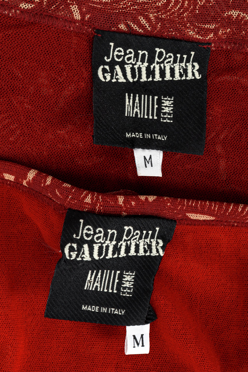 Vintage Jean Paul Gaultier Tropical Goddess Set tags @ Recess LA