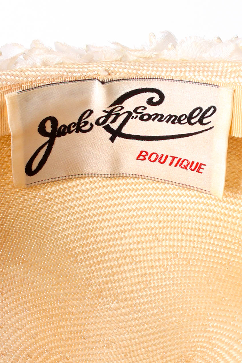 Vintage Jack McConnell Botanic Jasmine Cossack Hat at Recess Los Angeles (label)