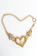 Vintage Jacky De G Twisted Love Pearl Chain Belt front @ Recess LA