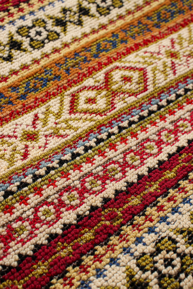 Vintage Jacob Diamond Velvet Tapestry Carpet Cape fabric detail at Recess Los Angeles