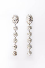 Vintage James Arpad Long Rhinestone Ball Drop Earrings at Recess Los Angeles