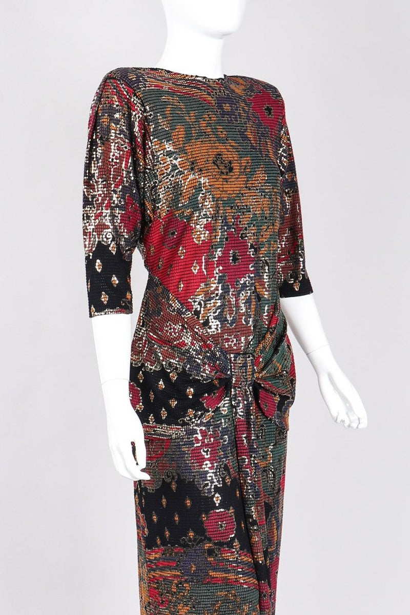 Recess Los Angeles Vintage Janine of London Mosaic Drop Waist Dress