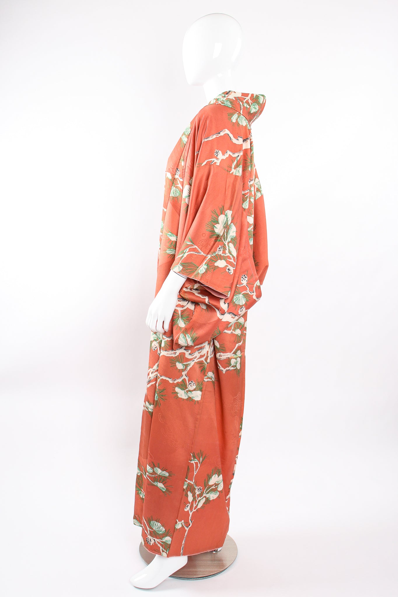 Vintage Japanese Pine Frost Kimono on Mannequin side at Recess Los Angeles