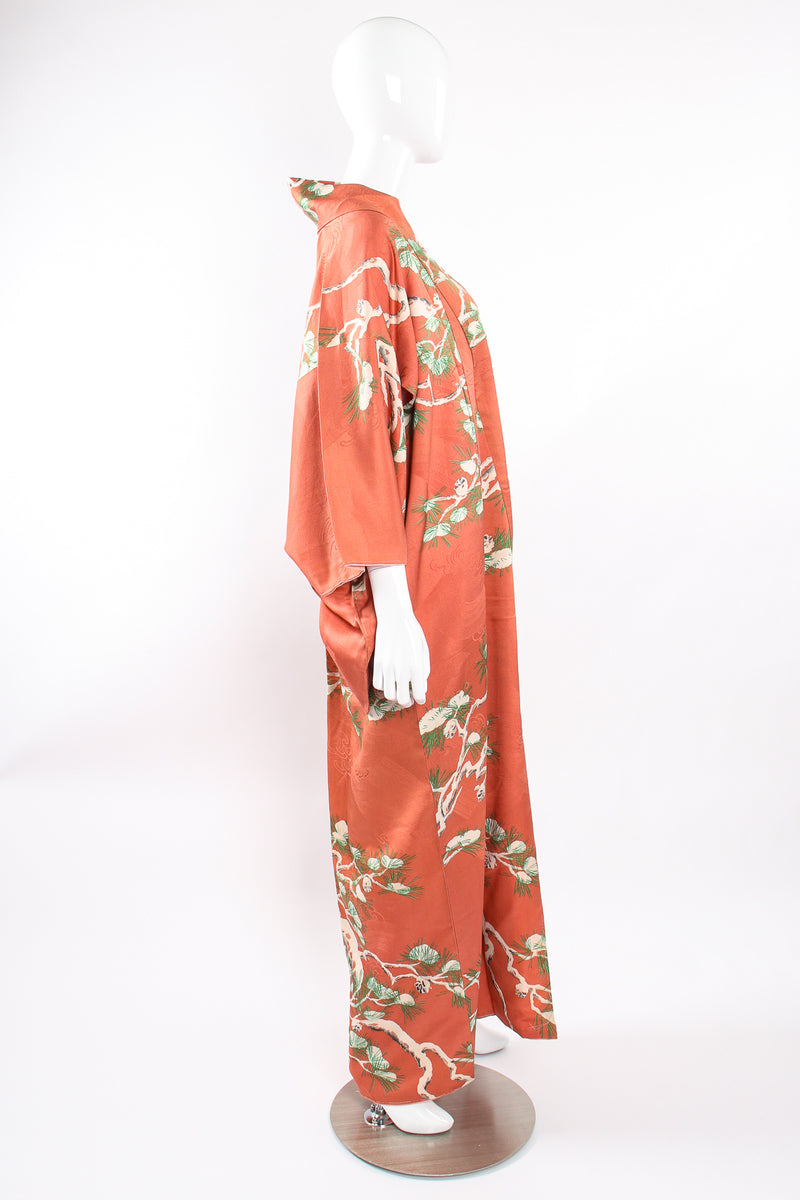 Vintage Japanese Pine Frost Kimono on Mannequin side at Recess Los Angeles