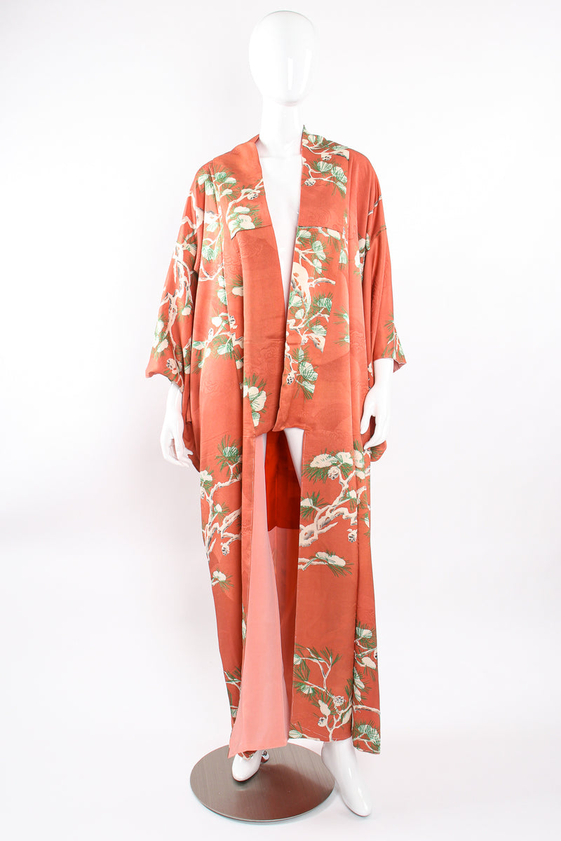 Vintage Japanese Pine Frost Kimono on Mannequin front at Recess Los Angeles