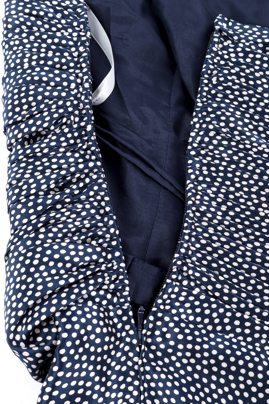 Jaqueline de Ribes polka dot dress side zipper @recessla