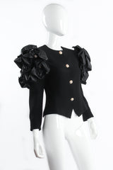 Jarin Ruffle Shoulder Jacket