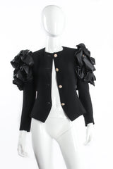 Jarin Ruffle Shoulder Jacket