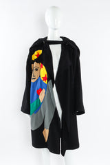 Vintage Jean Charles De Castelbajac Star Love Wool Coat mannequin front @ Recess LA