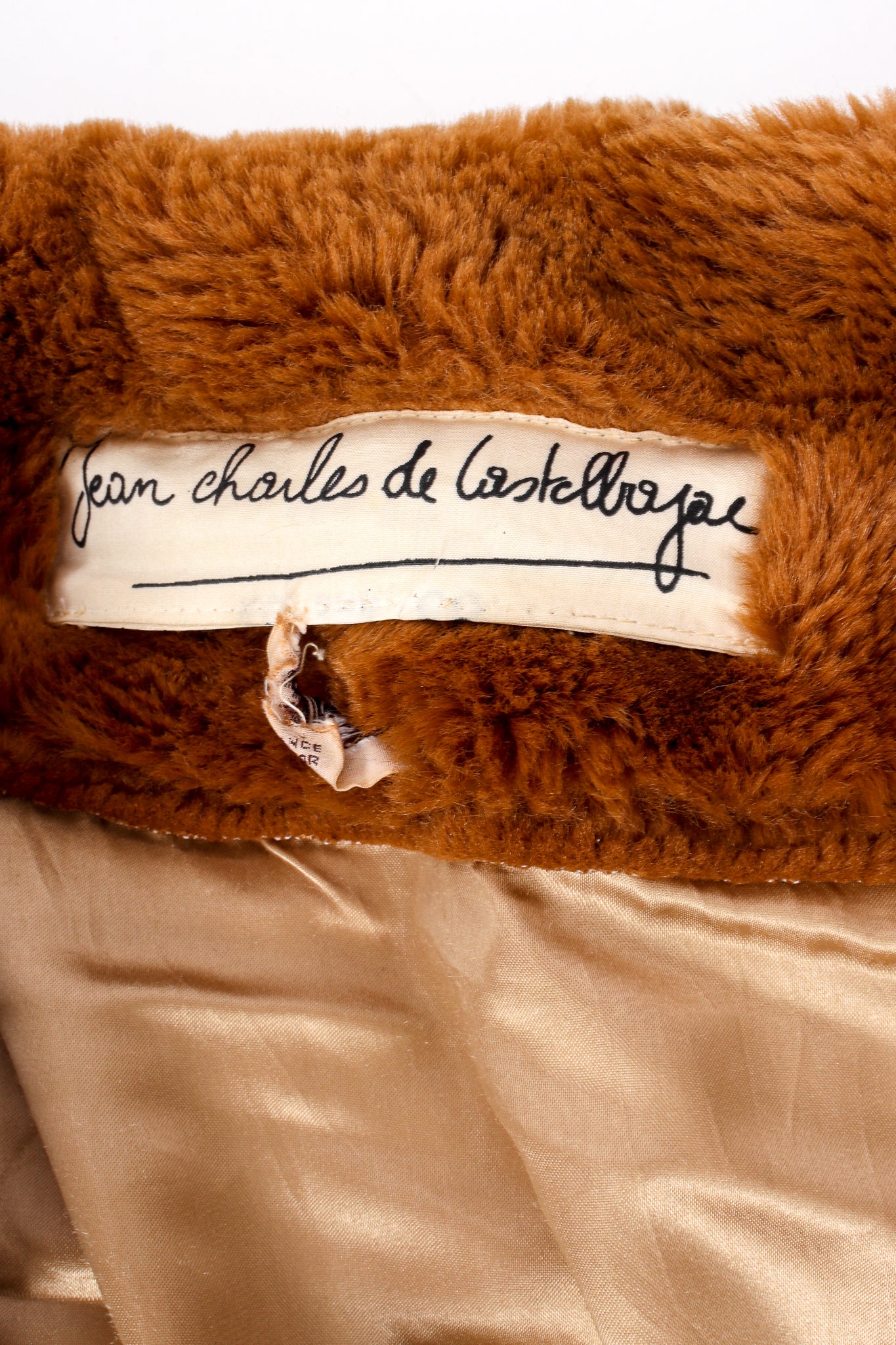 Vintage Collectable 1988 Jean Charles De Castelbajac Teddy Bear Coat label @ Recess LA